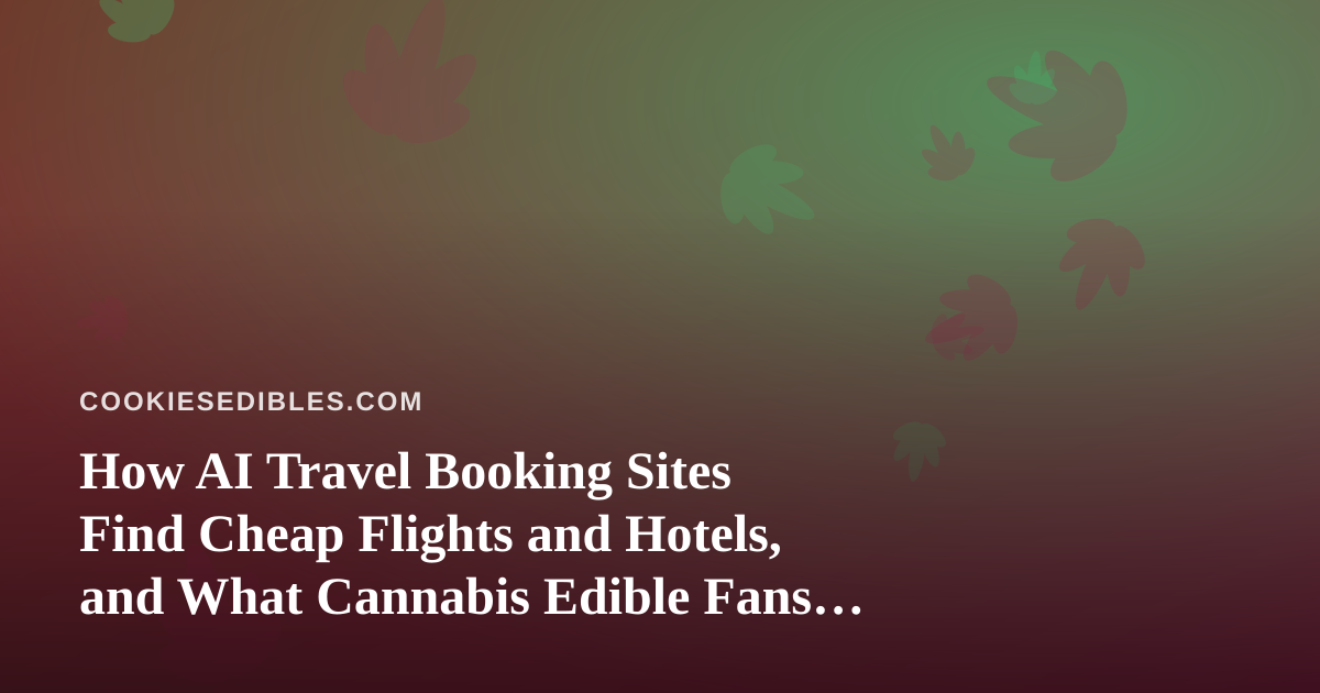 How AI Travel Booking Sites Find Cheap Flights and Hotels, and What Cannabis Edible Fans Should Know Before They Pack